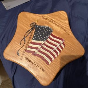 Longaberger basket with lid 9/11